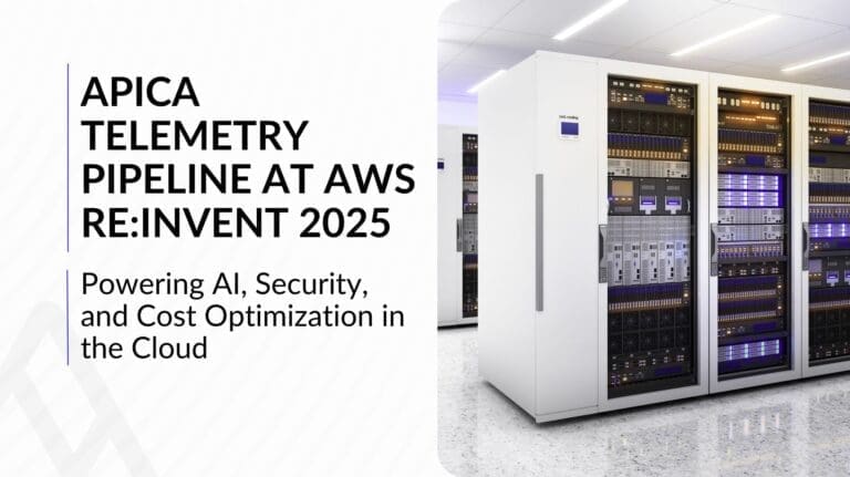 Old page 89 Apica Telemetry Pipeline at AWS re_Invent 2025.